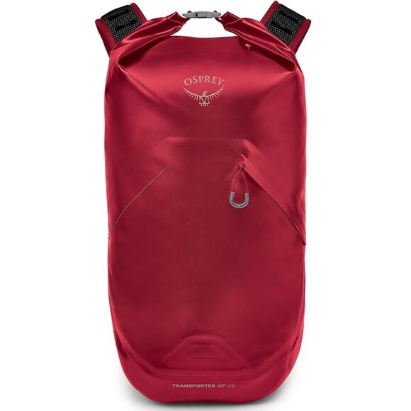 NWT Osprey Transporter WP 25L Roll Top Waterproof Laptop Backpack Poinsettia Red - Picture 4 of 10